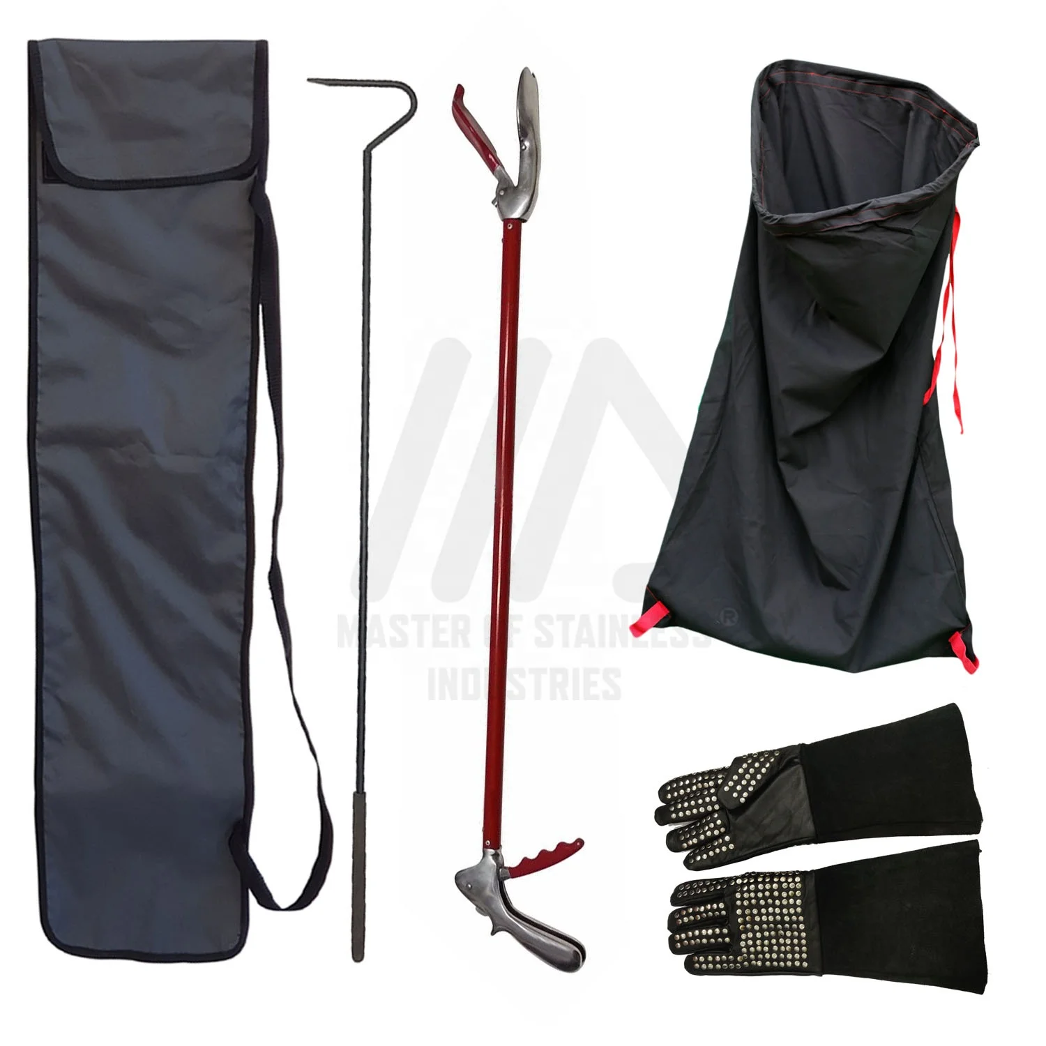 25% Off Sale Offer for Reptile Supplies Snake Handling tool kit Forest equipment herp tools snake catching kit 5 pcs Outdoor CE