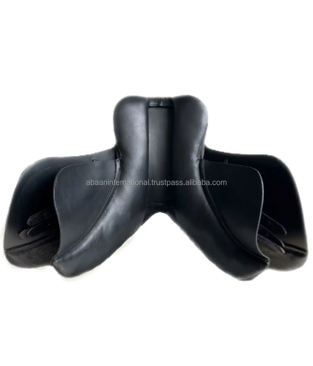 PURE LEATHER HORSE JUMPING SADDLE WITH FINE FINISH & STITCHING CLOSE CONTACT SADDLE FULLY CUSTOM OEM LOGO DESIGN COLOR MODEL