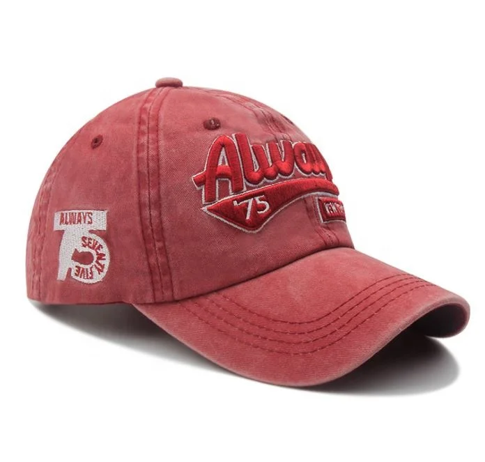 Винтажная джинсовая кепка для мужчин модная уличная бейсбольная в стиле хип-хоп с водяной промывкой Корейском кэжуал отдыха на открытом воздухе