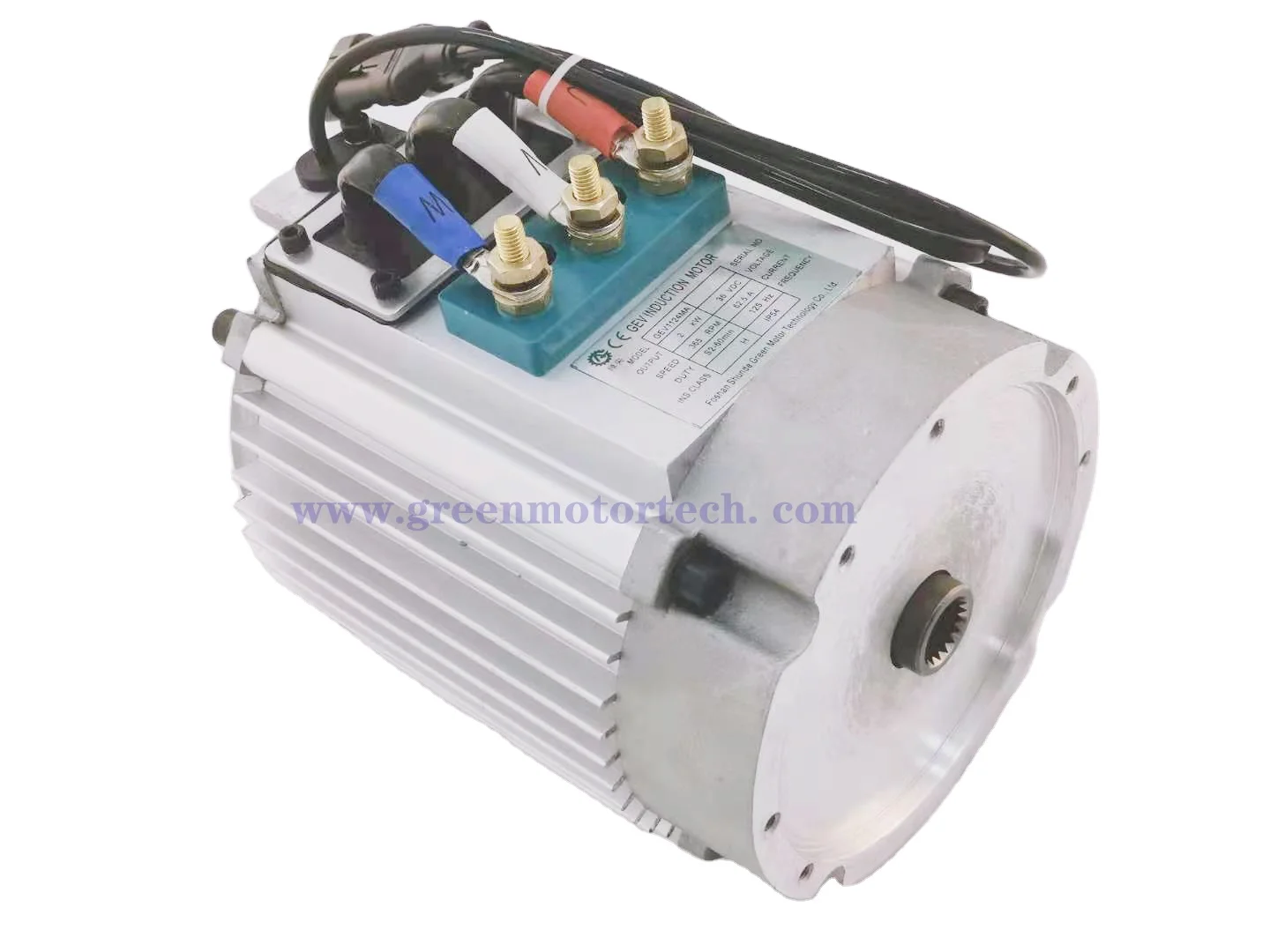 3kw 48v three phase AC traction motor with CE standard