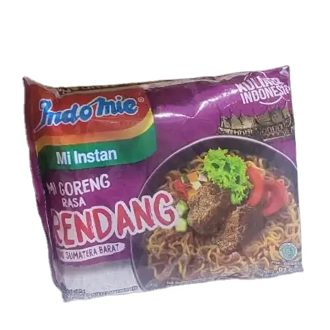 Branded Instant Noodle Stir Fry Beef Rendang Flavor 85gr From Indonesia