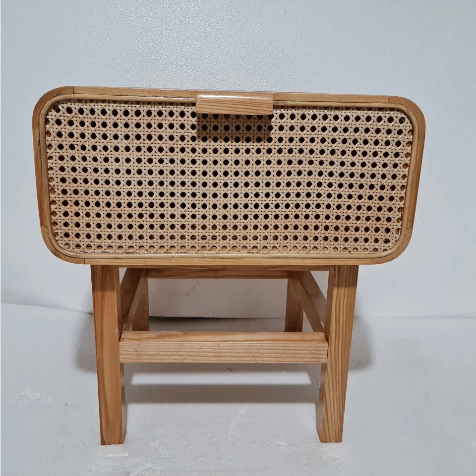 
High end finishing wooden rattan night stand made in Vietnam 