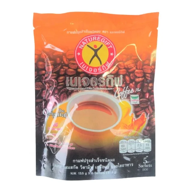 67 50g тайский naturefigt бренд кофе плюс кофе-ная порошкообразная смесь 13 5g x 5 машина для томатного соуса без холестерина с низким содержанием жира волокна экстракт
