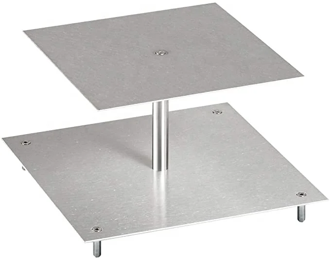 Customizable Modern Cake Stand Simple Metal Shape Metal & Resin Display Stand for Parties Weddings and Restaurants