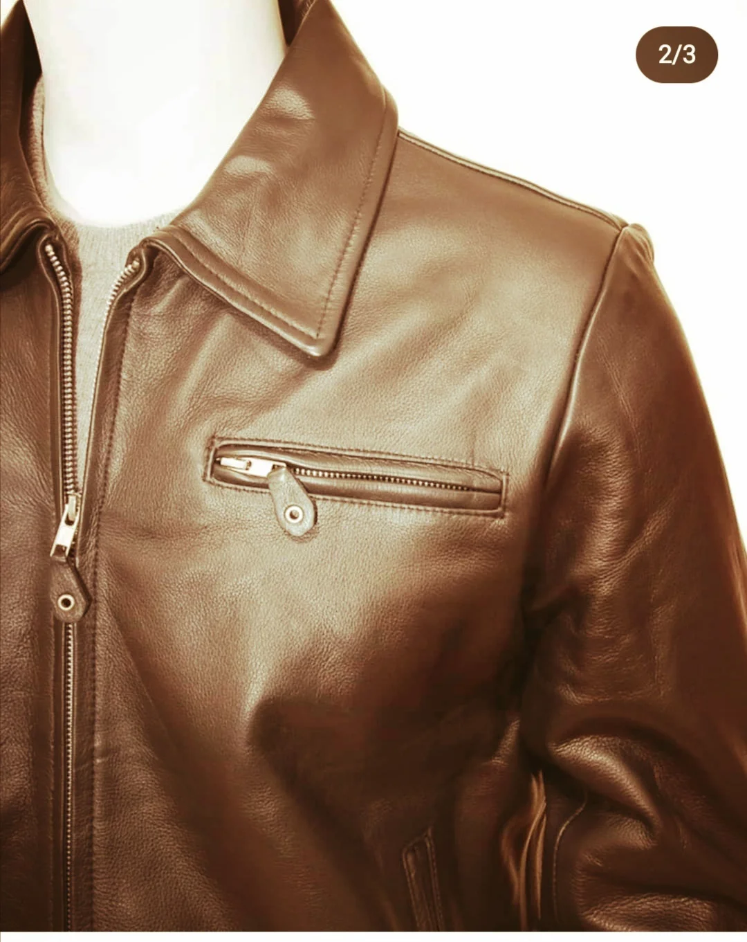 Men New Fashion Genuine Leather Jacket/Summer Parka Fashion Pakistan Leather Jacket