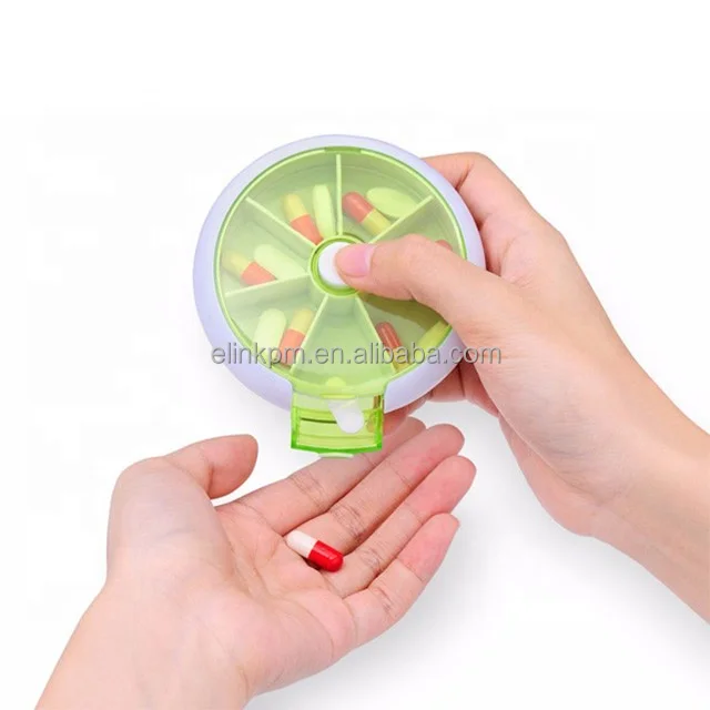 Durable Pill Dispenser Box Holder 7 day For Travel