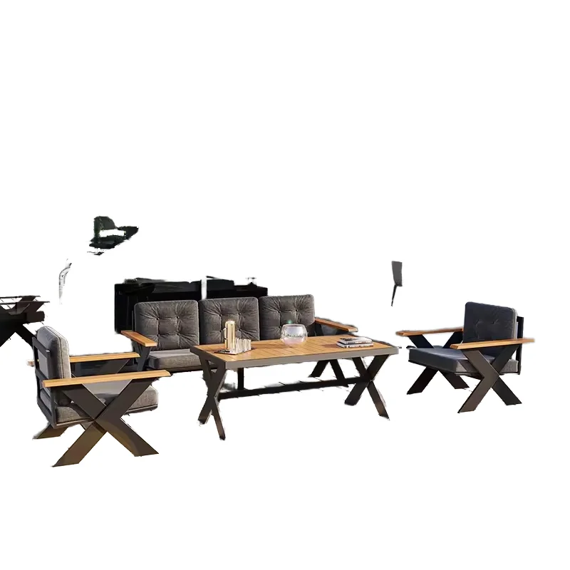 Modern Indoor Design Sofa Set with Sturdy Metal Frame for Hotel Household Bedroom Living Room and School Made in Vietnam