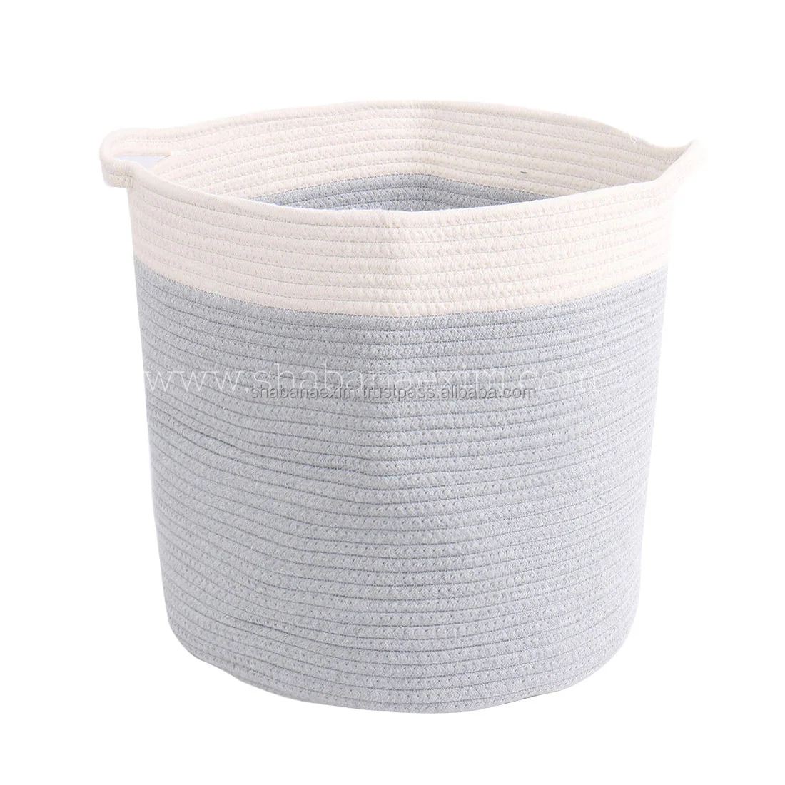 Portable Box Foldable Kids Baby Cloth Storage Basket Cotton  Basket for Organizing with Different Color & Sizes Longer Stay