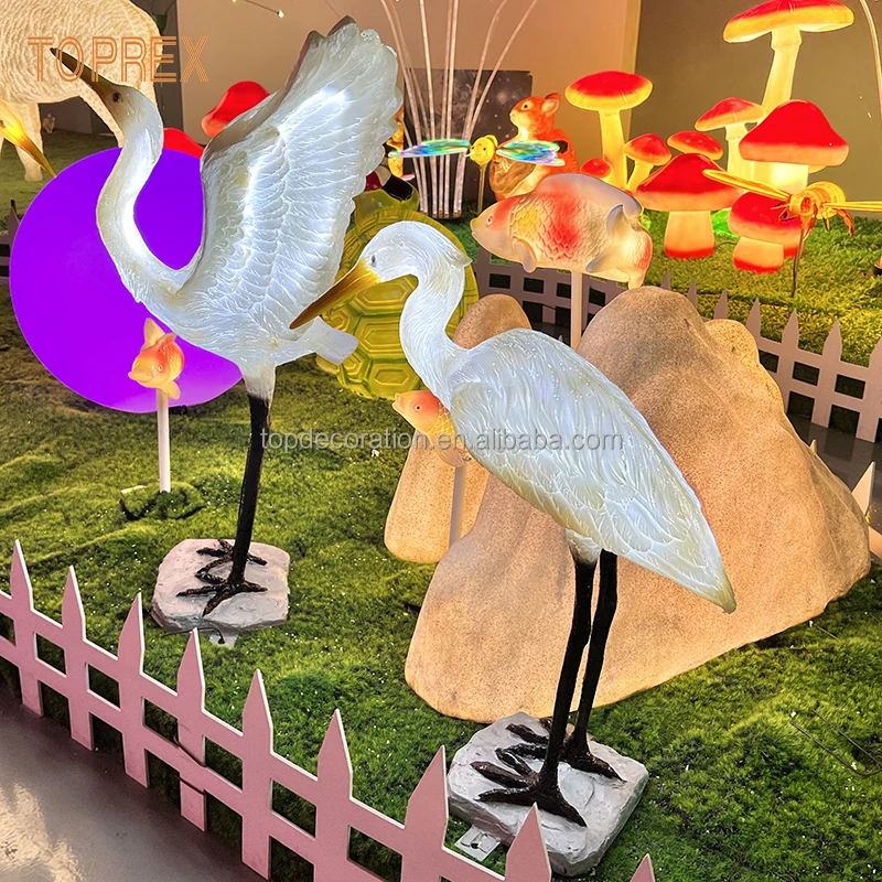 Outdoors Creative LED Ground Mushroom Landscape Lighting Christmas Holiday Garden Decoration Motif Light for Home Decorations