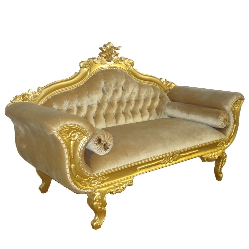 Antique Sofa Bridal Classic Wedding Sofa Hand Carving Sofa for Antique Living Room Furniture