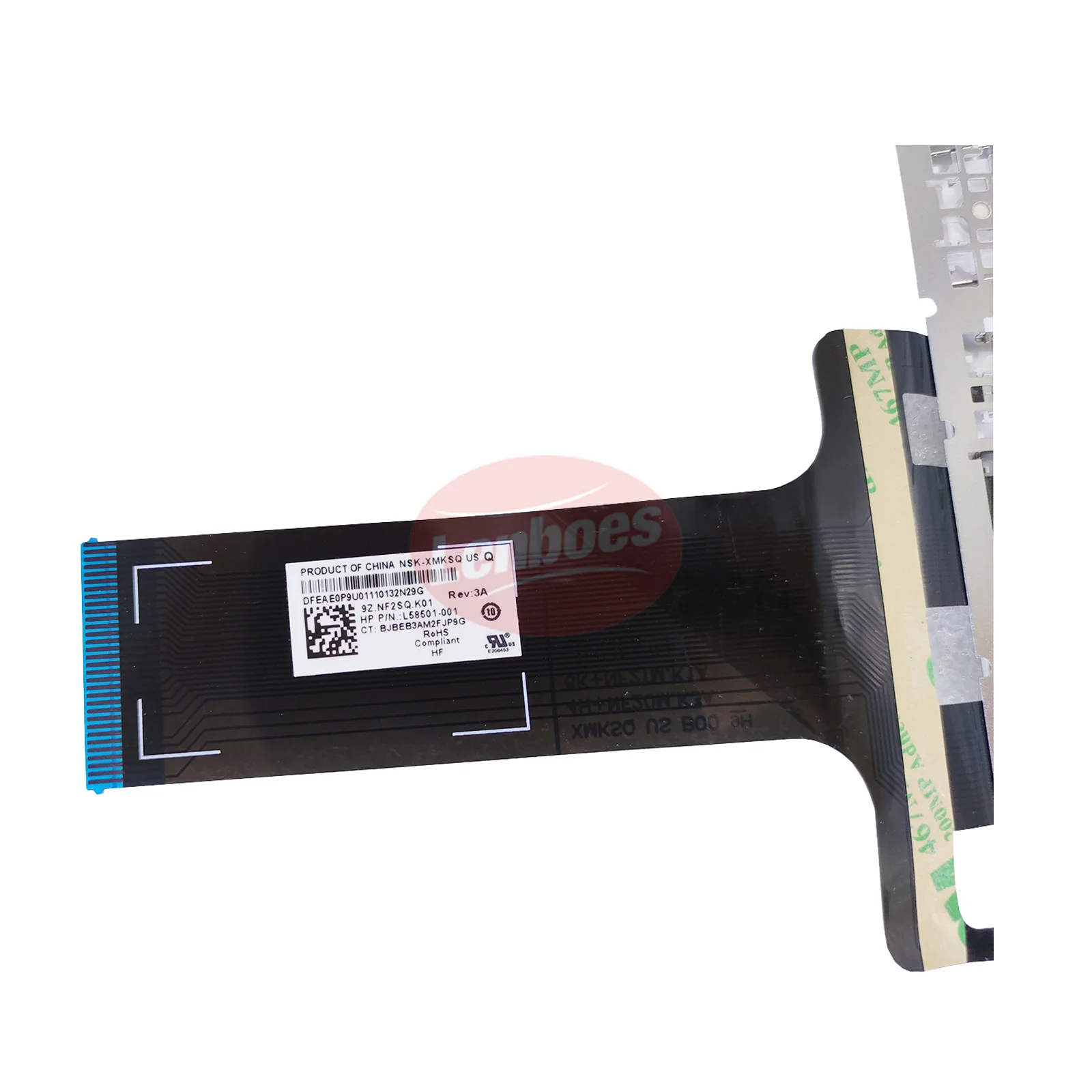 Laptop Internal Keyboard US Layout White Replacement for HP Stream 14-CB Laptop Keyboard Repair Part