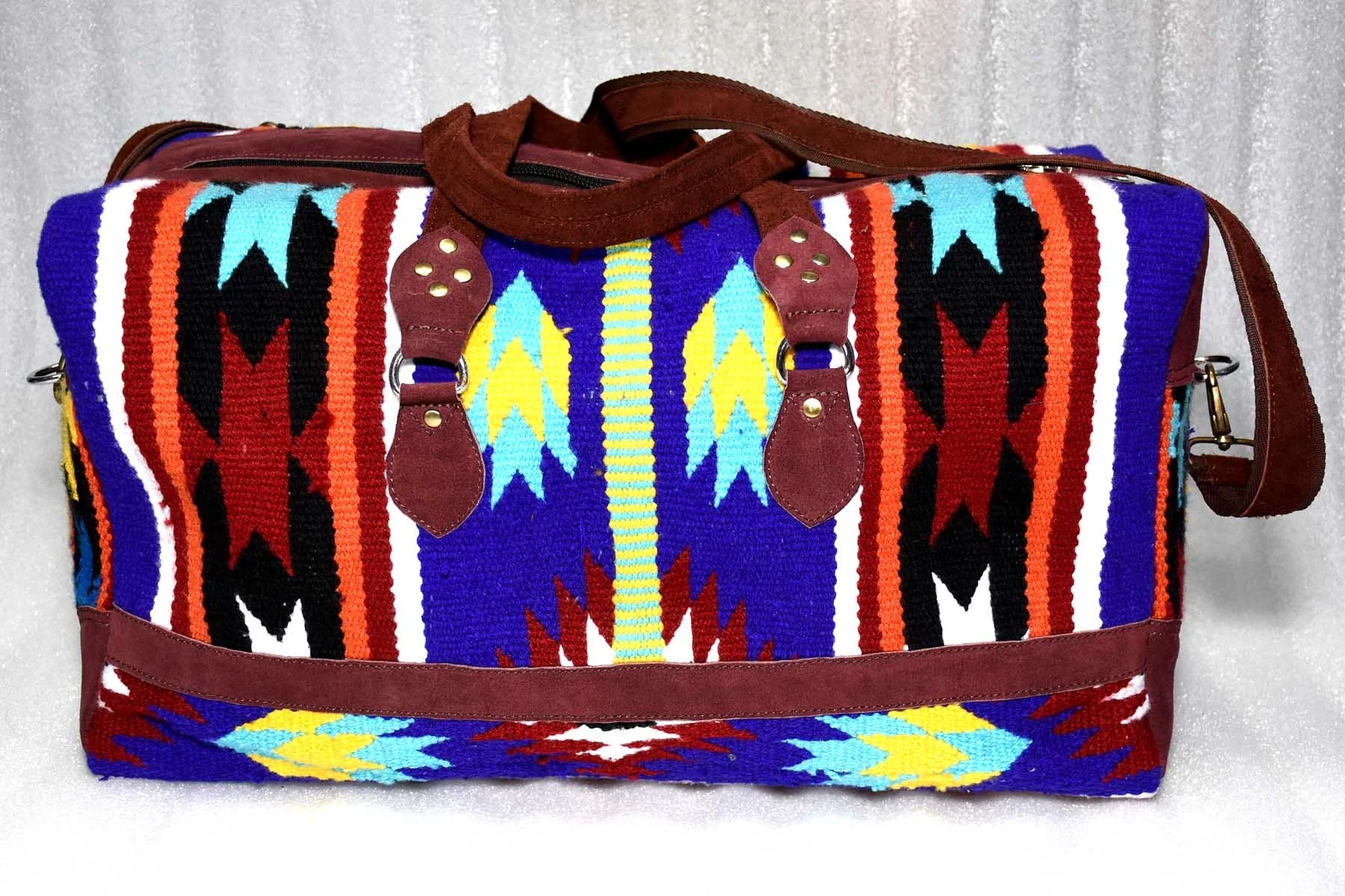Дорожная сумка NAVAJO с двойной ручкой из замши