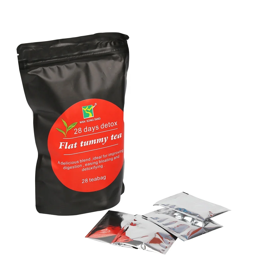 Factory direct sell balance blood sugar and pressure 28 day flat belly tea Thé de perte Perte de poids