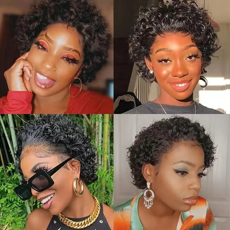Hot Selling Short Bob Wigs Human Hair Short Hair Wigs Silky Straight Color Short Cut Bob Wig For Black Woman