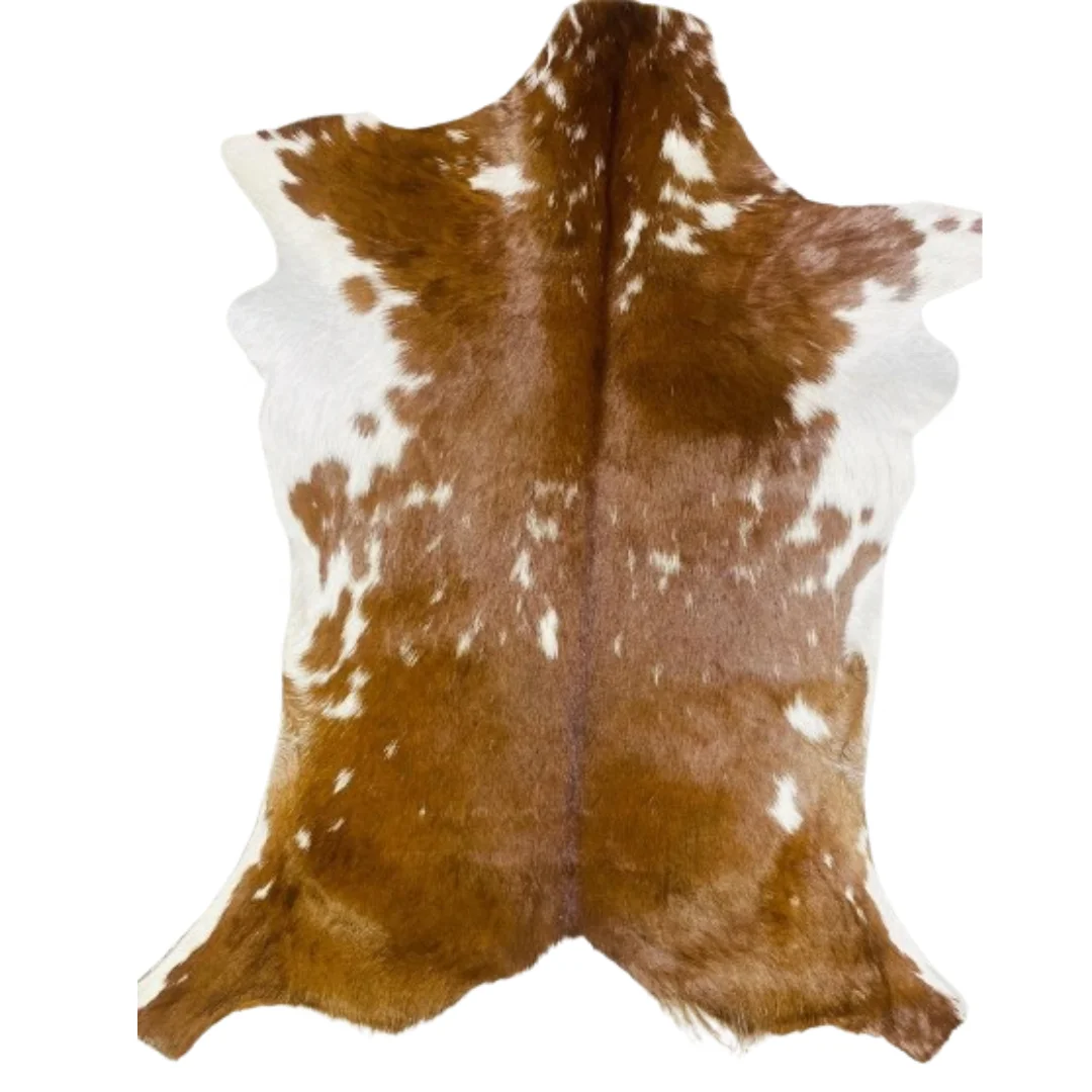 100% Goat hide with Hair on for Bags, Belts, Accessories Manufacturing Natural Goat Hide Pattern Cutting Round Edges