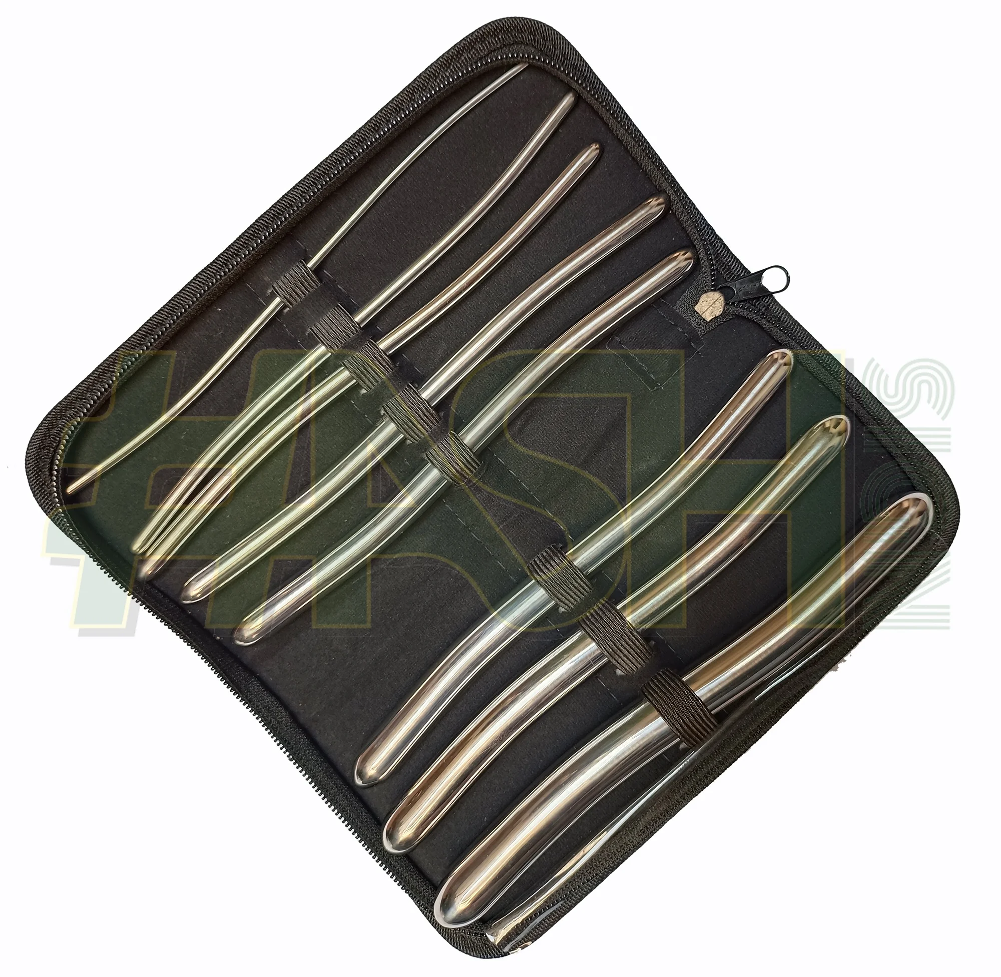 Hegar Dilator Set Uterine Urethral Diagnostic Surgical Sounds 8 Pcs / Hegar Dilator Uterine Urethral Diagnostic Surgical