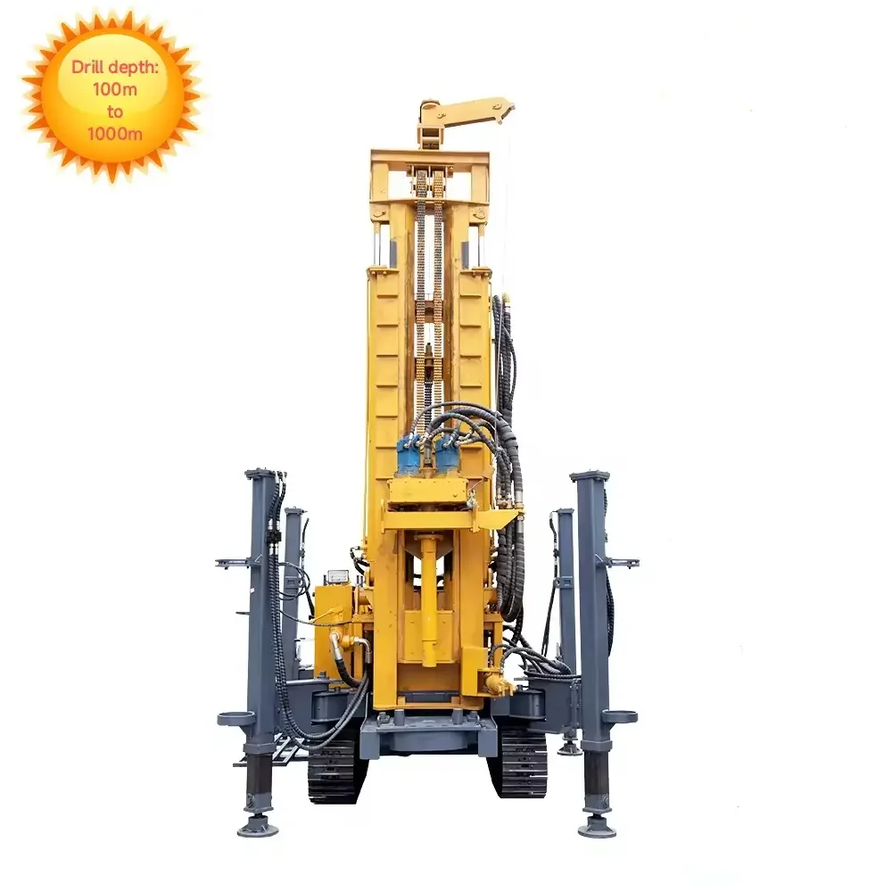 drill well machine Drilling depth160m farm borehole drilling rig for water well machine