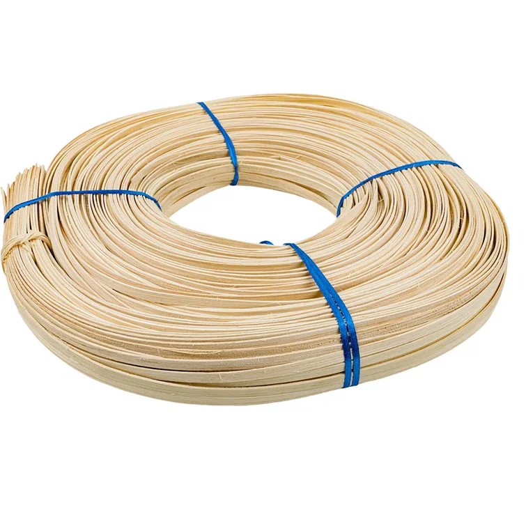 Wholesale Natural Bamboo Decor for Designers and Hobbyists Flat Oval Core Rattan with Pole Pattern Entire Part Included