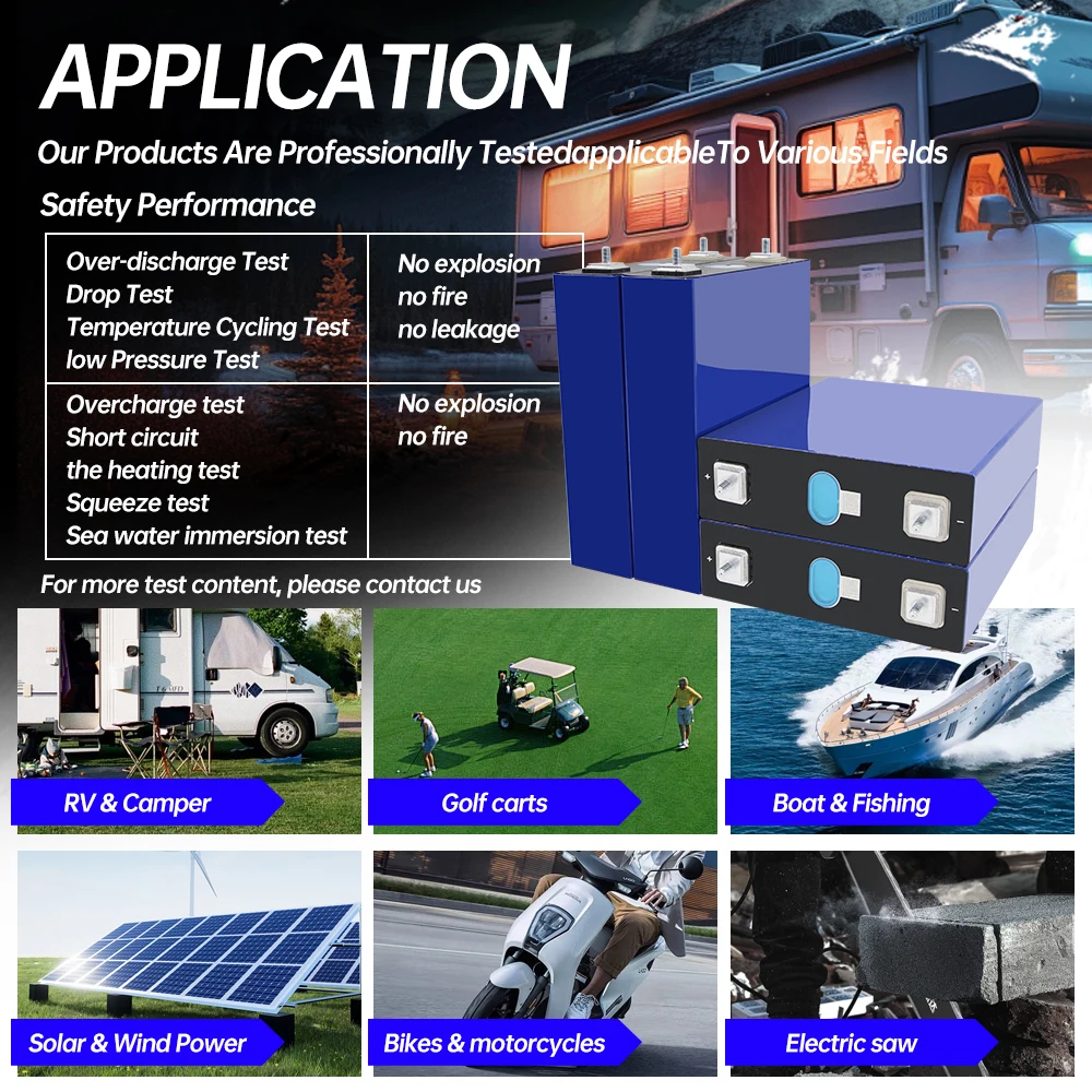 3.2V 230Ah Lifepo4 Rechargeable Batteries Brand New Grade a EVE Original Cell Long Cycle Life for Solar System Boat RV