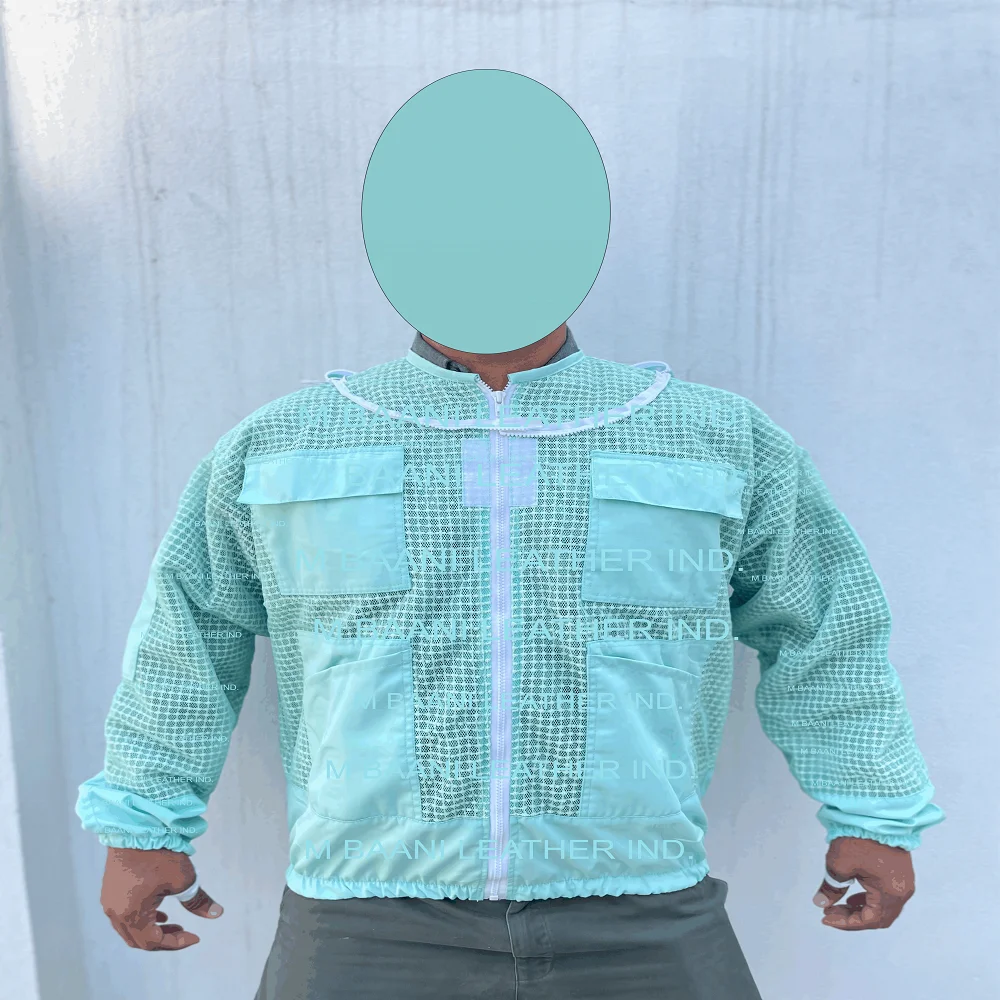 3 layer beekeeping ventilated Jacket cotton Safety Bee Suit for Beekeepers