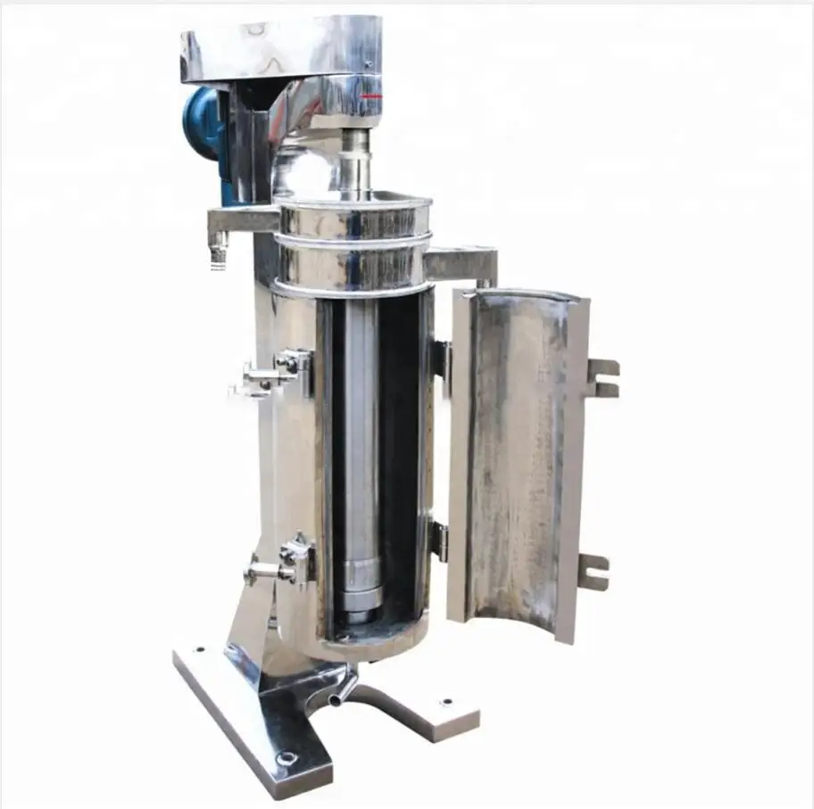 industrial GF105 coconut oil tubular centrifuge for waste engine oil for olive avocado palm used oil separator with transducer