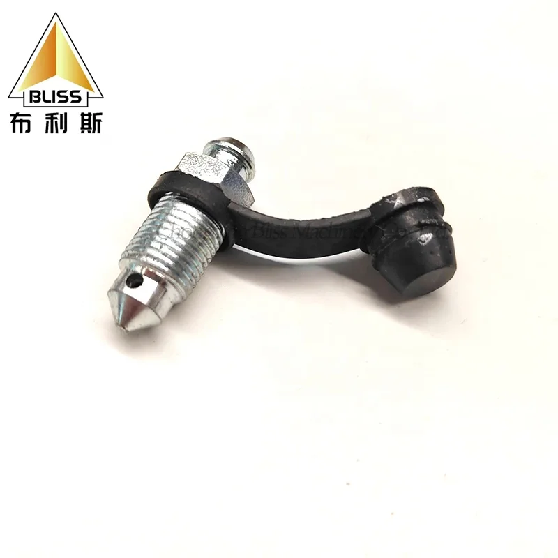 Bliss Auto Part Universal GTR6 Brake Caliper Piston Brake Calipers 6 Pistons Kit Grease Nipple Oil