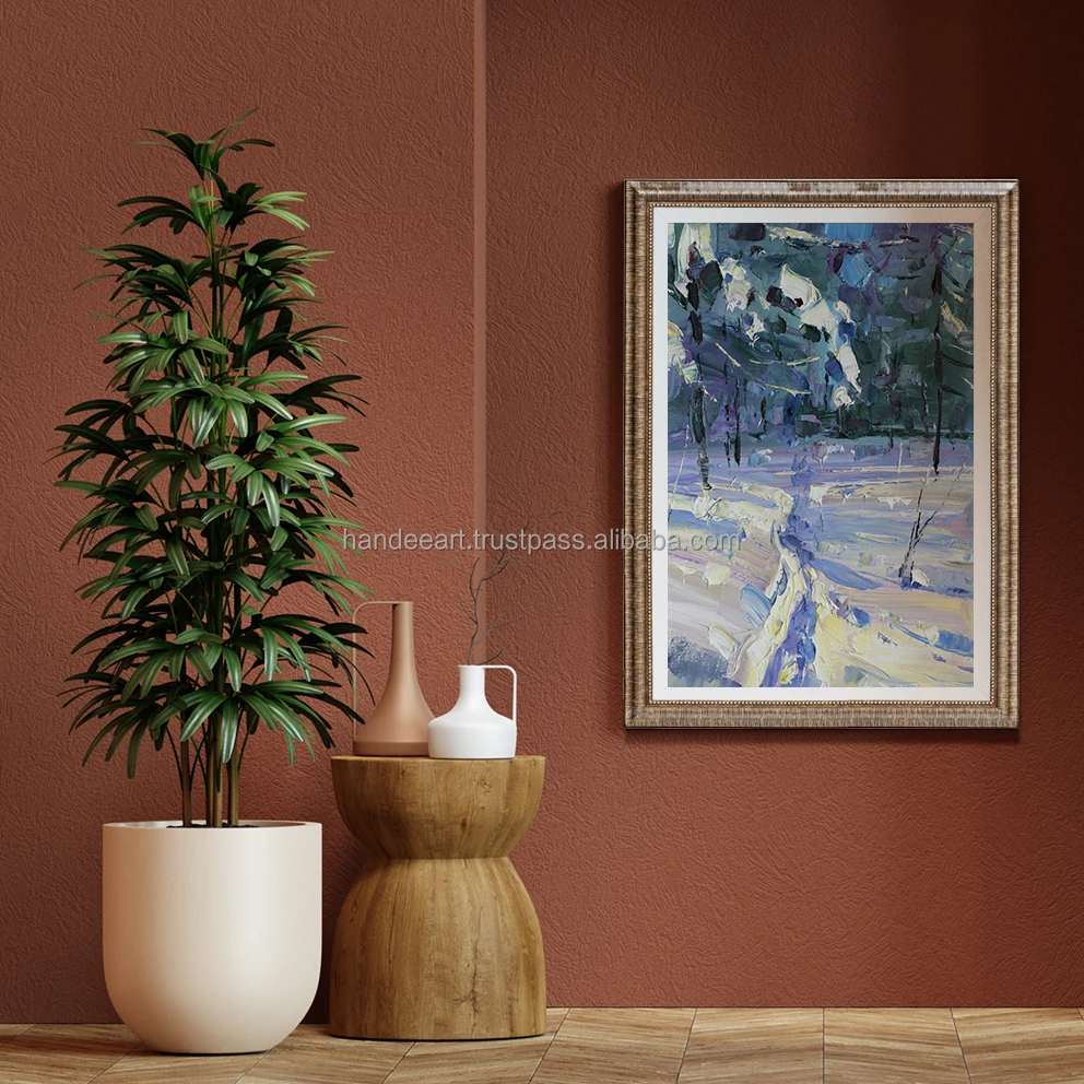 Wall Art Canvas Printing colorful oil painting abstract Wholesale Factory from Vietnam oil color for painting