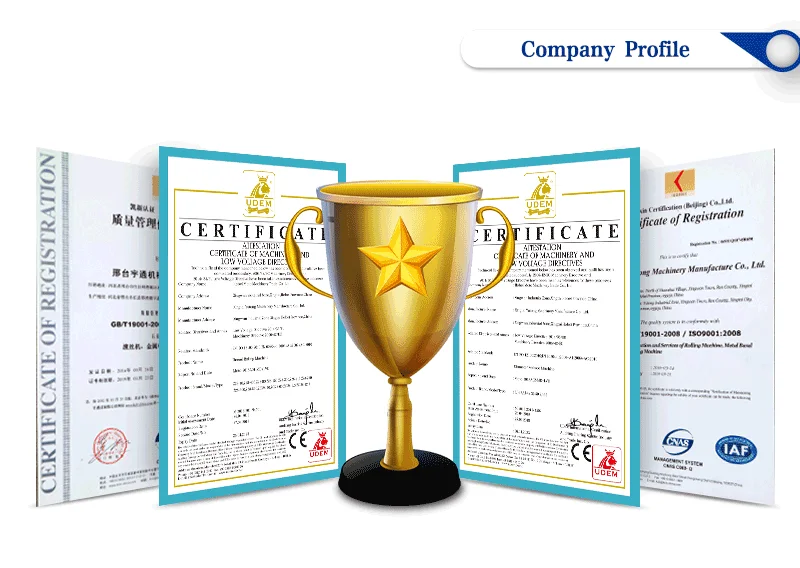 Production of hollow fasteners machine hydraulic thread rolling machine