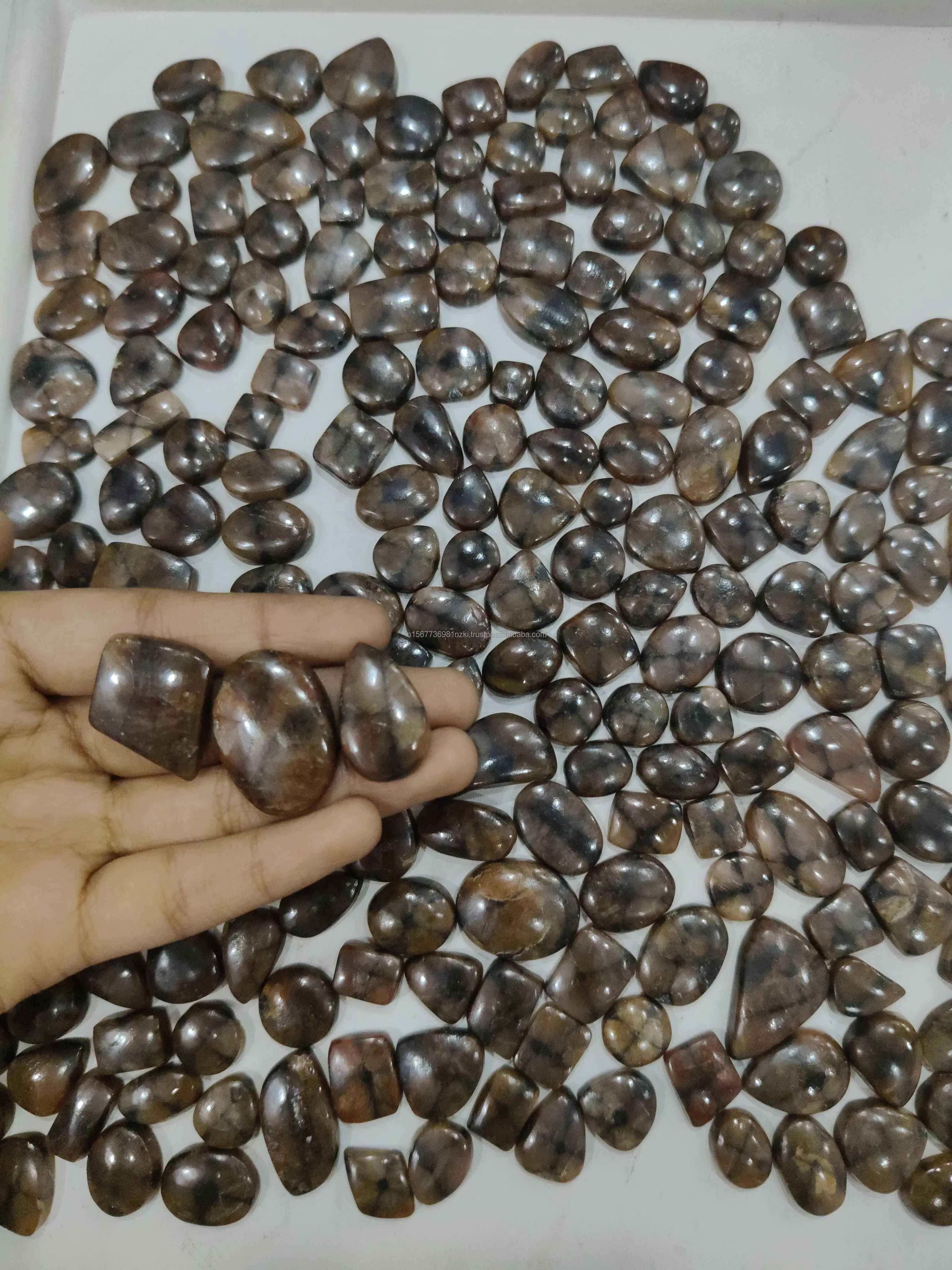 Natural Chiastolite Loose Gemstone cabochon Wholesale Lot For Pendant or Wire Wrap Jewelry Making Hand Made