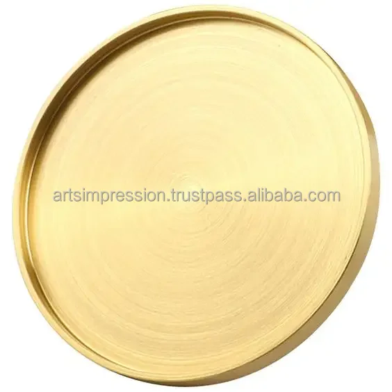metal aluminium decoration for  wedding parties table Coaster With customized Printed Label Turkish Coaster For Table Top items