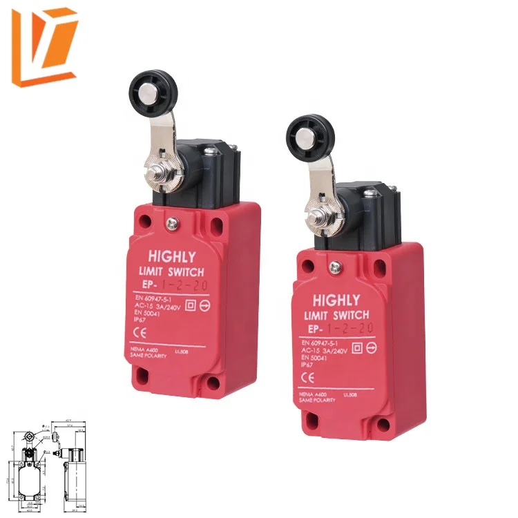  Ip67 поворотный рычаг предохранительный роликовый выключатель