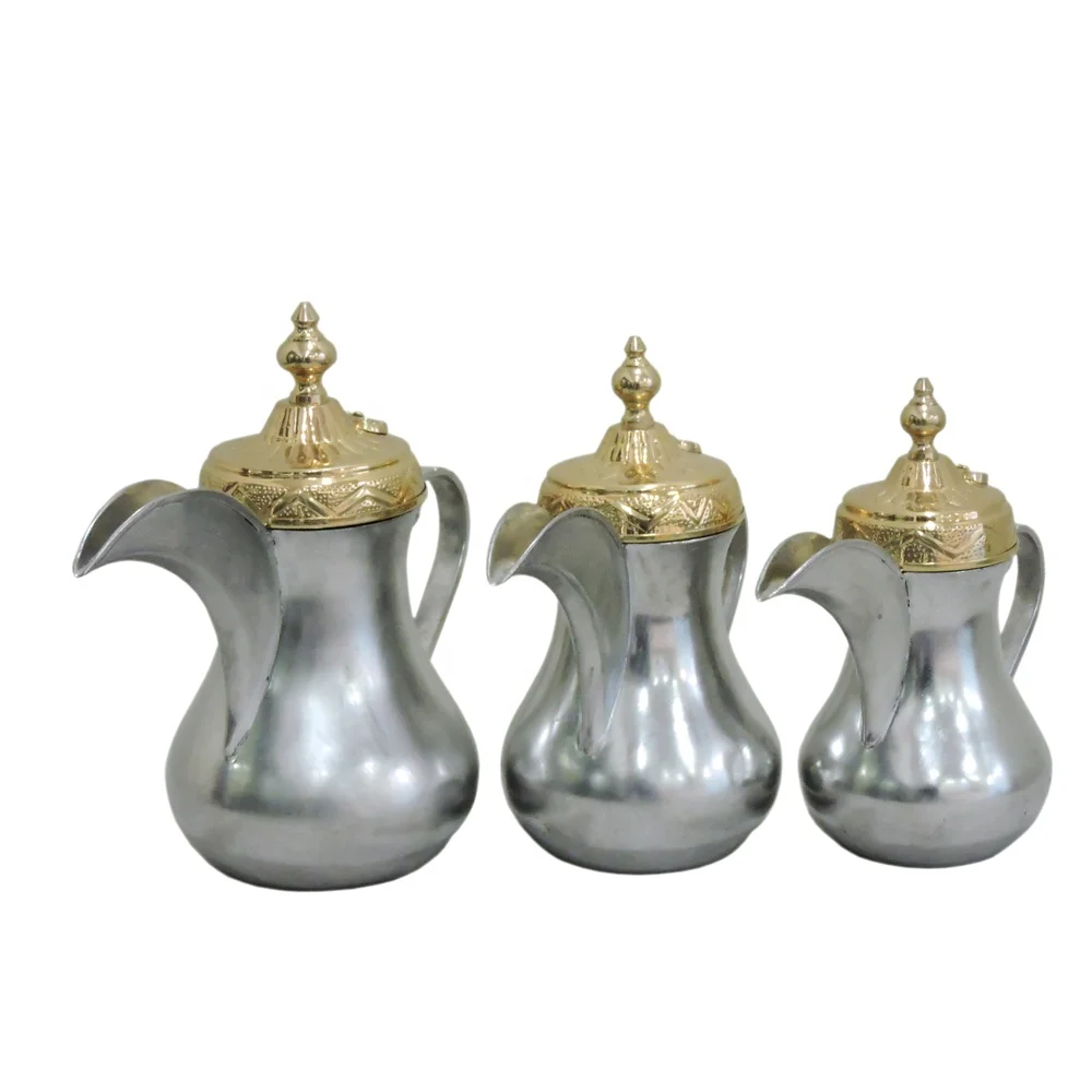 Латунная Арабская кофеварка арабский чайник кофейник латунные наборы для кофе и чая ручной работы традиционный дизайн