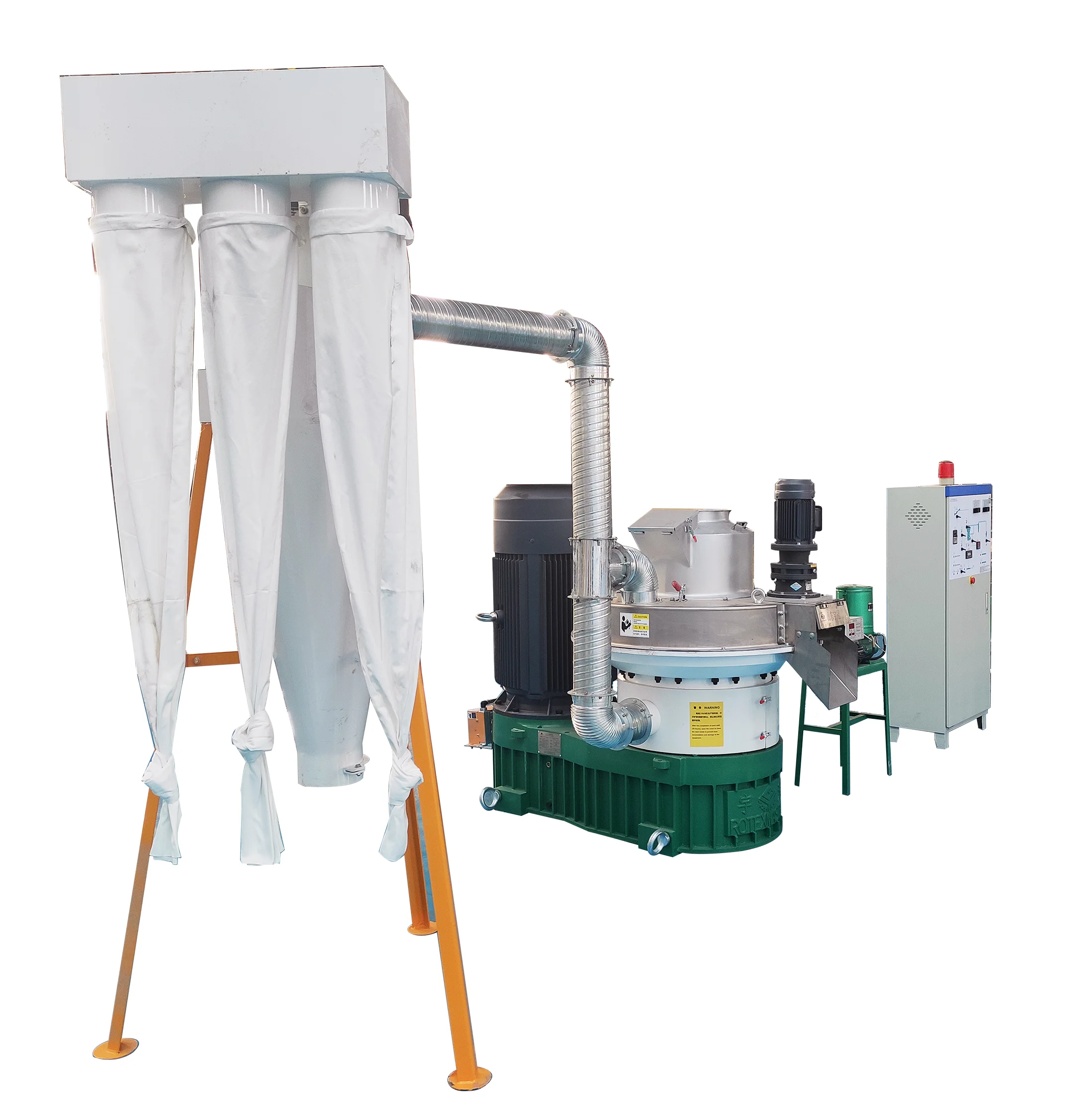 Bolida & Rotex industrial large capacity vertical ring die pellet machine wood pellet making machine