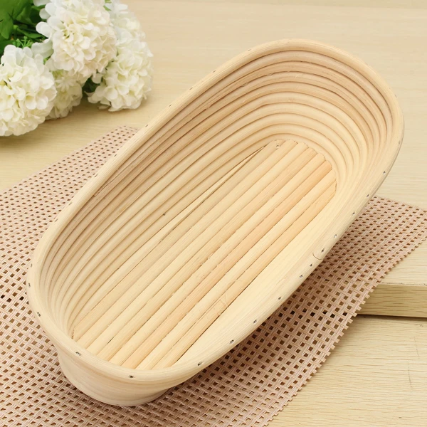 
High Quality Rectangle Natural Vietnam Dinnerware Sets Rattan Bread Basket Hot Kitchen Tool for Bakers 