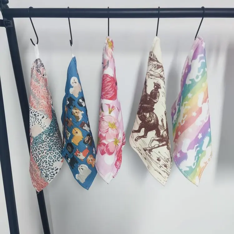 Manufacturer Custom Printed Vintage Design Tea Towel Toallas  De Cocina Microfiber Polyester Cotton Hand Kitchen Towels