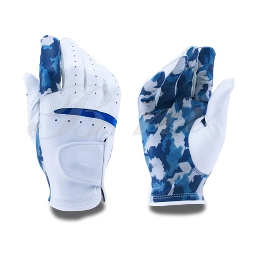 Manufacturer custom golf glove cabretta leather magnetic ball marker left right hand golf glove in high quality made in pakistan