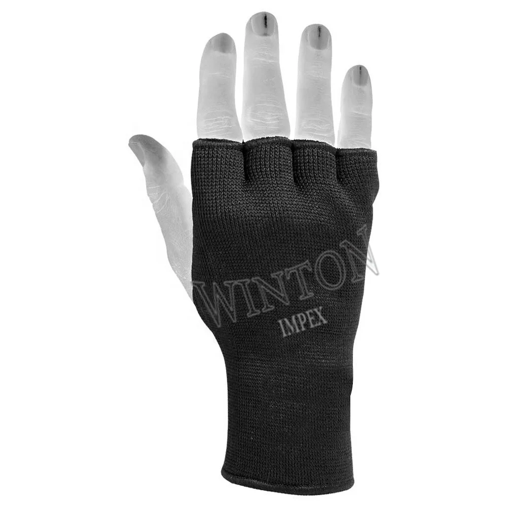 2021 OEM New Muay Thai MMA Stretch Inner Gel Gloves Best Style Custom Boxing Long Strap Inner Gloves By Winton Impex