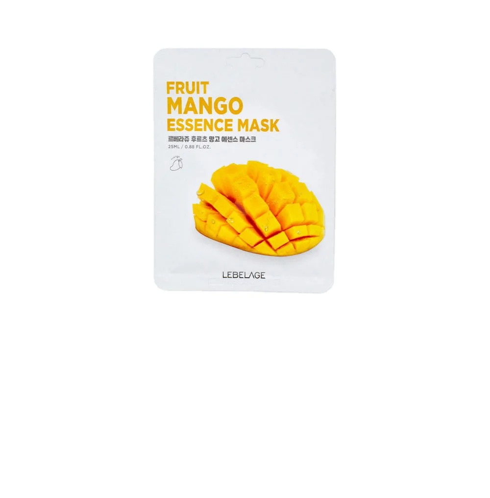 wholesale price skin care facial LEBELAGE FRUIT MANGO ESSENCE MASK  Whitening moisturizing beauty facial mask