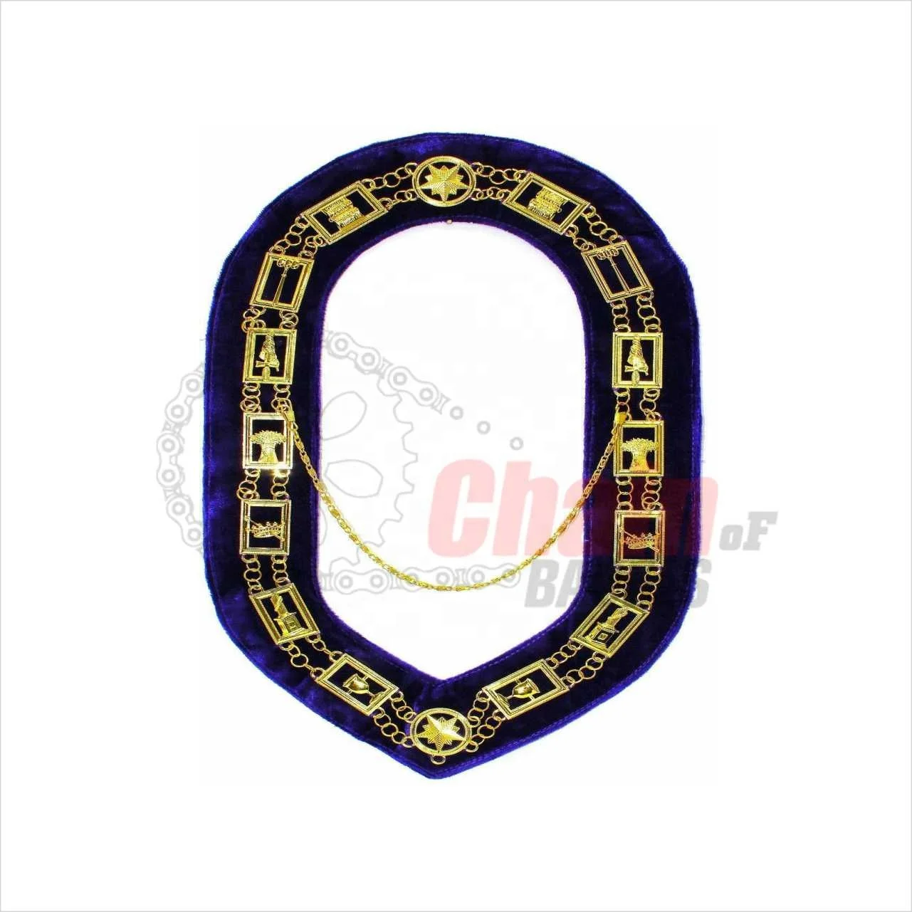 Высококачественный ошейник-цепочка freemason латунный и цинковый сплав Золотой/Серебряный в соответствии с требованиями заказчика