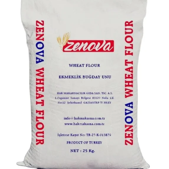 Wheat Flour 100% NATURAL Long lasting 25 kg Bread Wheat Flour First Class Quality Product of Turkey Flour