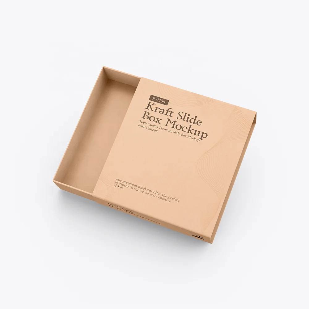 Custom Durable Craft Paper Box with Corrugated Design Offers Secure Postage and Reliable Shipping for Safe Deliveries