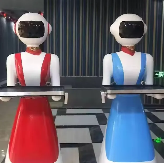Intelligent food service robot with autonomous navigation Intelligent food delivery robot factory Robot Intelligent Serveur