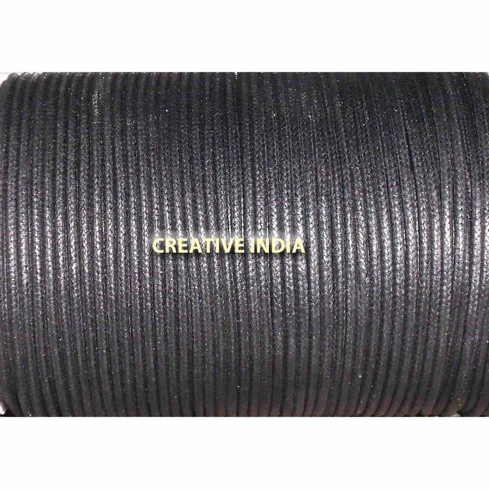 Latest Hot Sale 100% Cotton Cords 1mm for Making Bracelet Necklace Jewelry Accessories DIY