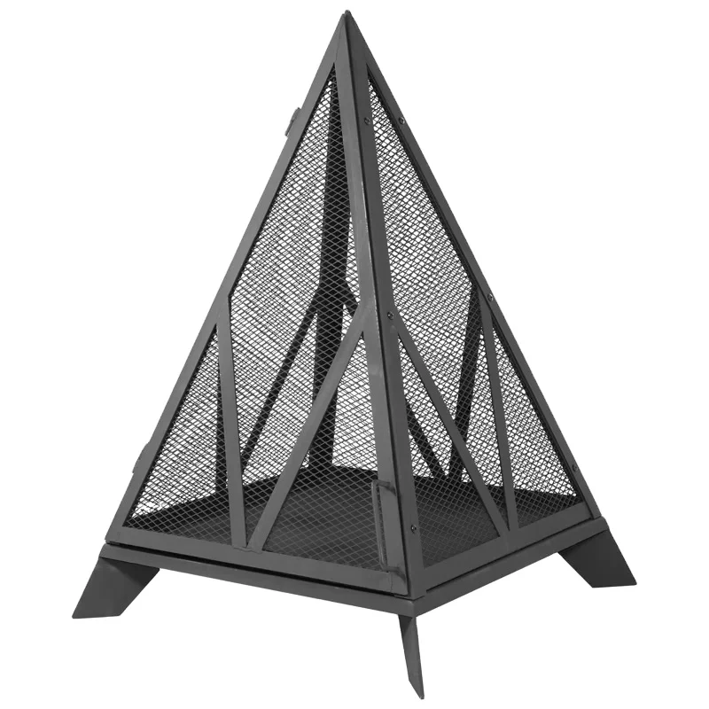 Fire Pit with Temperature Control Low-fuel Sparkless Multi-purpose by Zahid Exports