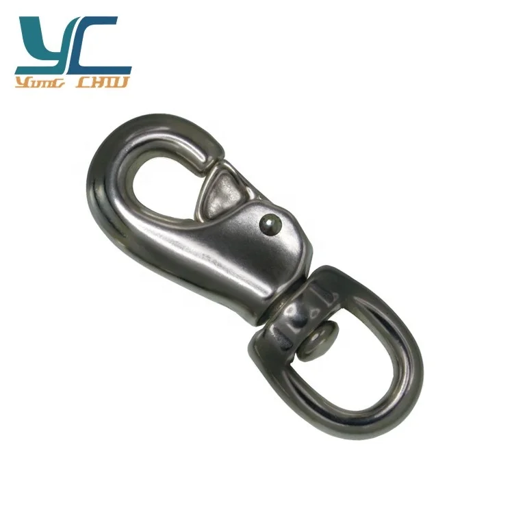 Cast Iron 286g swivel snap hook lobster gun metal for pet collar