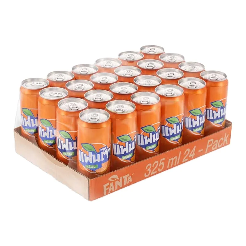 Fanta Soda Orange Flavor 325 ml x 24