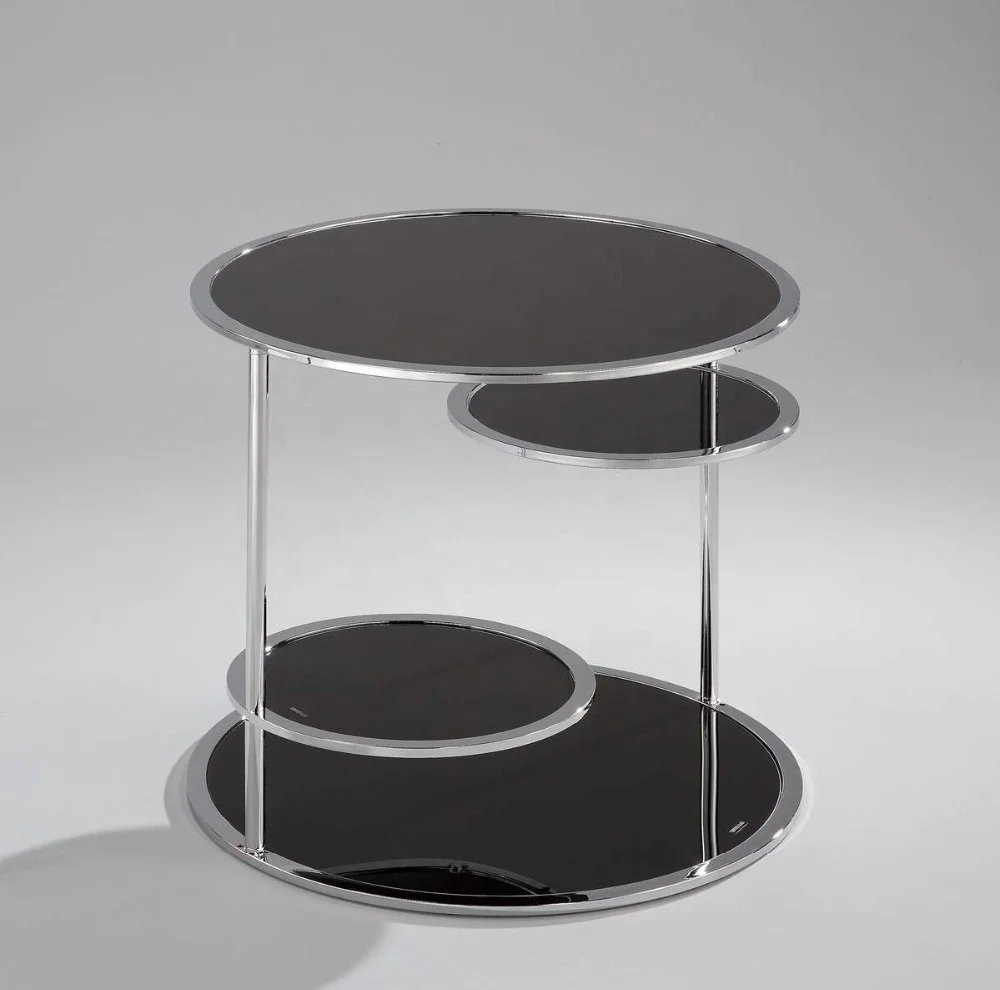 
Swivel Glass End Table 