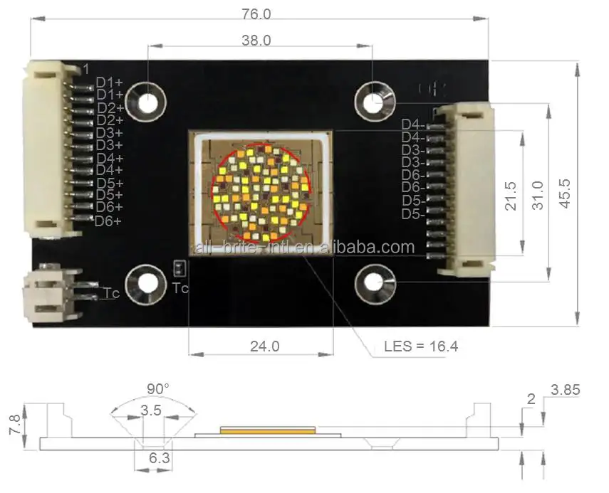 High Power 400W 6 Color in 1 LED
