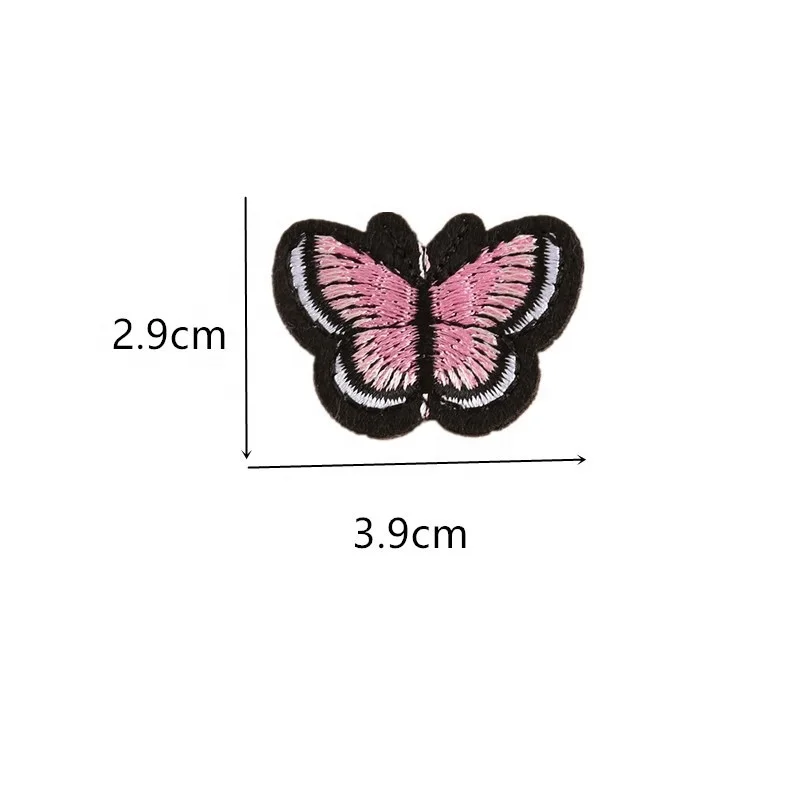 Custom wholesale fashionable flower patch sports club applique iron logo sew on backing fitting badge woven custom patches