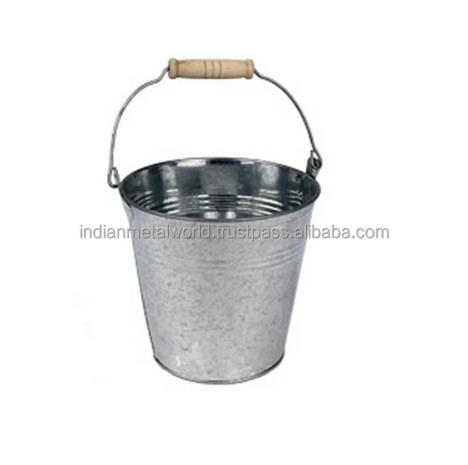Black powder coated iron planter suppliers and exporters of modern metal planters and flower buckets at low price